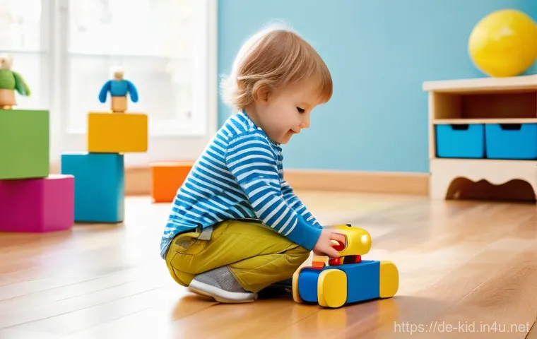 스마트 교구 활용법 - **Prompt:** A curious German preschooler, approximately 4-6 years old, with bright, sparkling eyes, ...